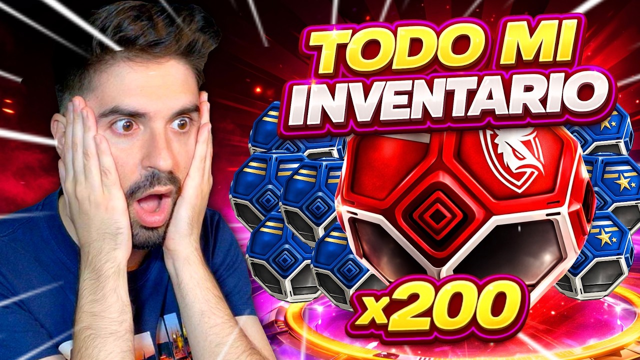 Abrí TODO mi inventario en Rocket League (290 drops)