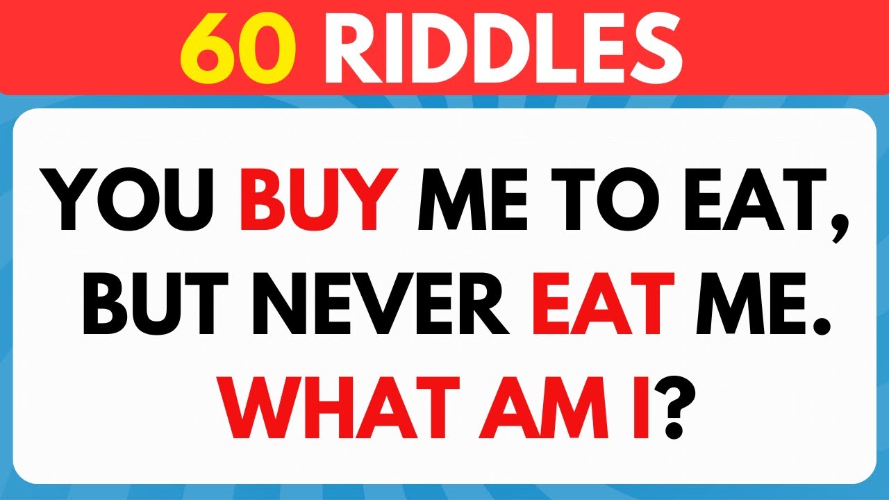 Only 1% Can Solve All 60 Riddles  Ultimate Brain Challenge