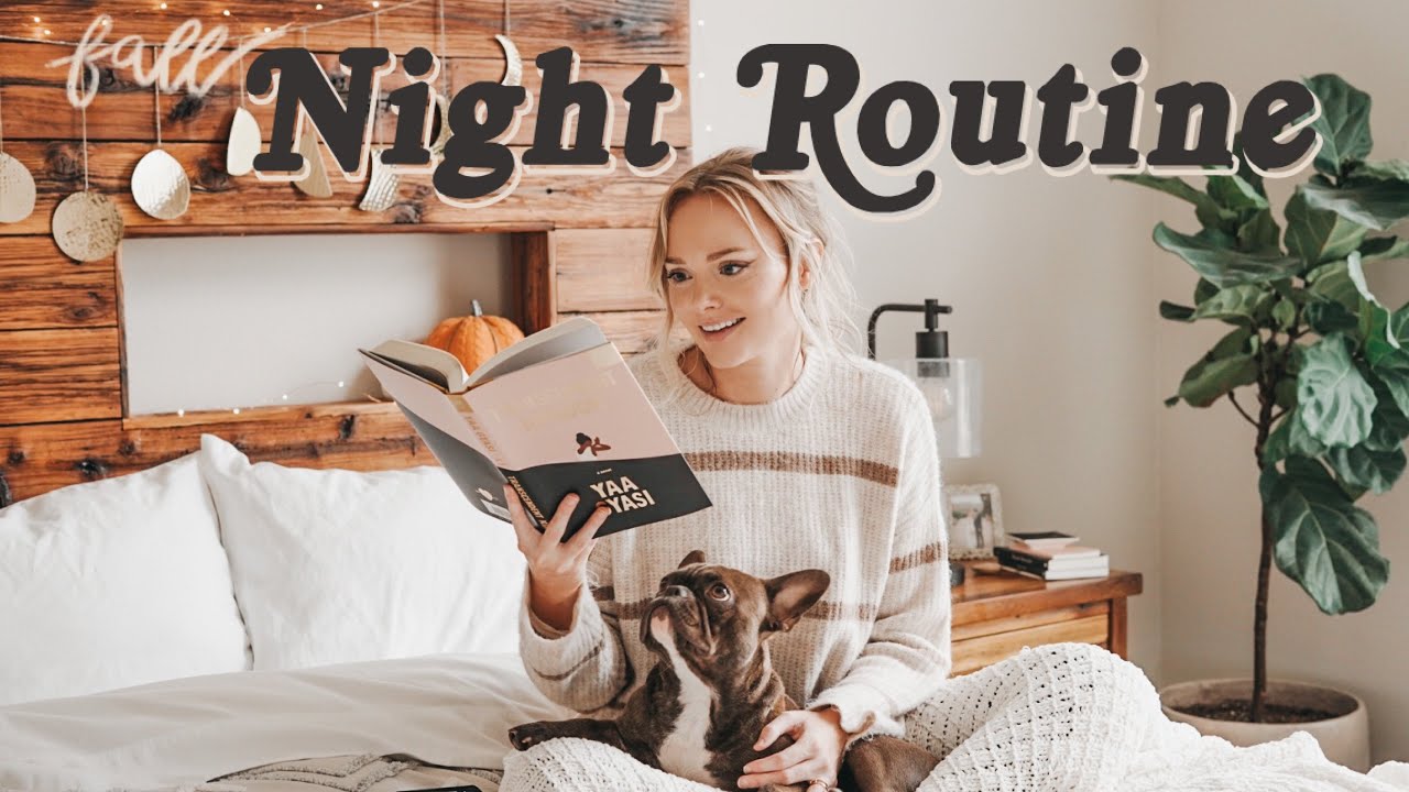 🍁Autumn🍁 Night Routine // going to bed early, reading more!