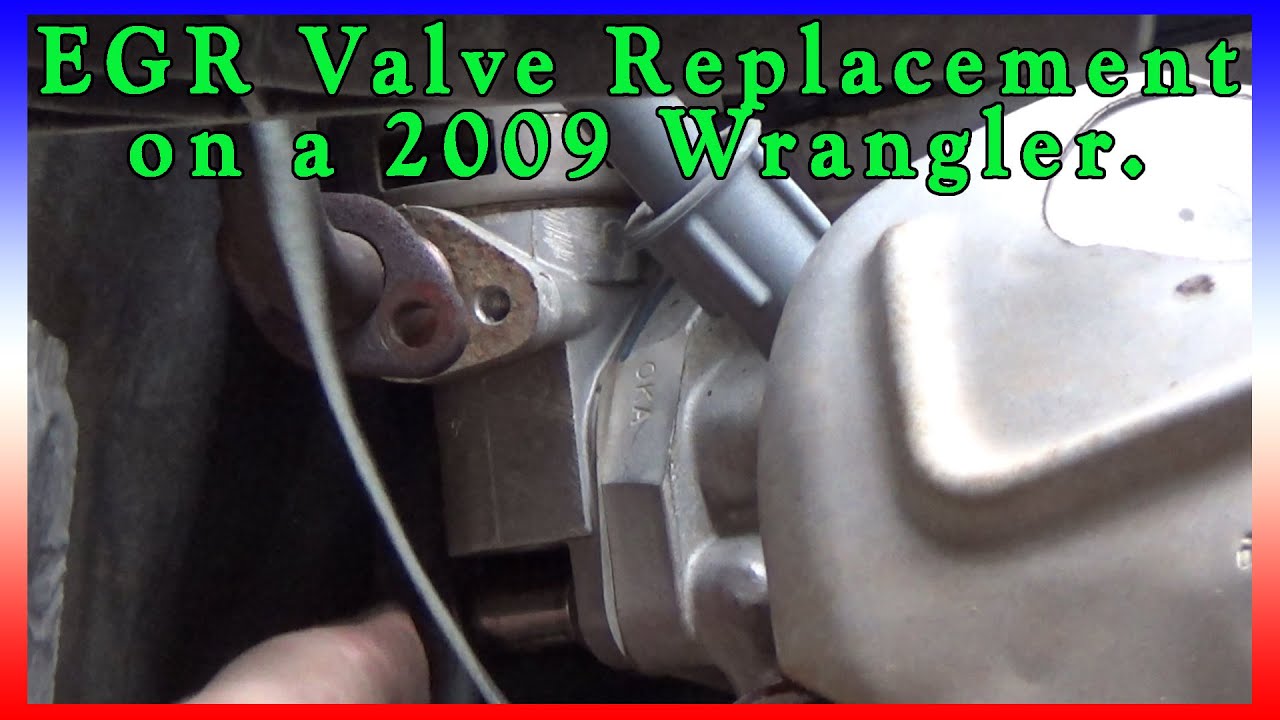 EGR Valve Replacement on a 2009 Jeep Wrangler.