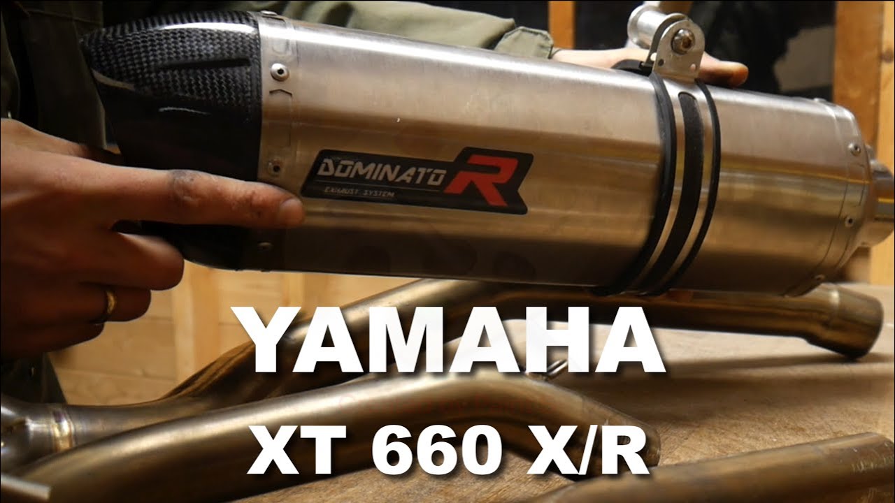 Yamaha XT 660 Modifications 2 IN 1 DOMINATOR EXHAUST