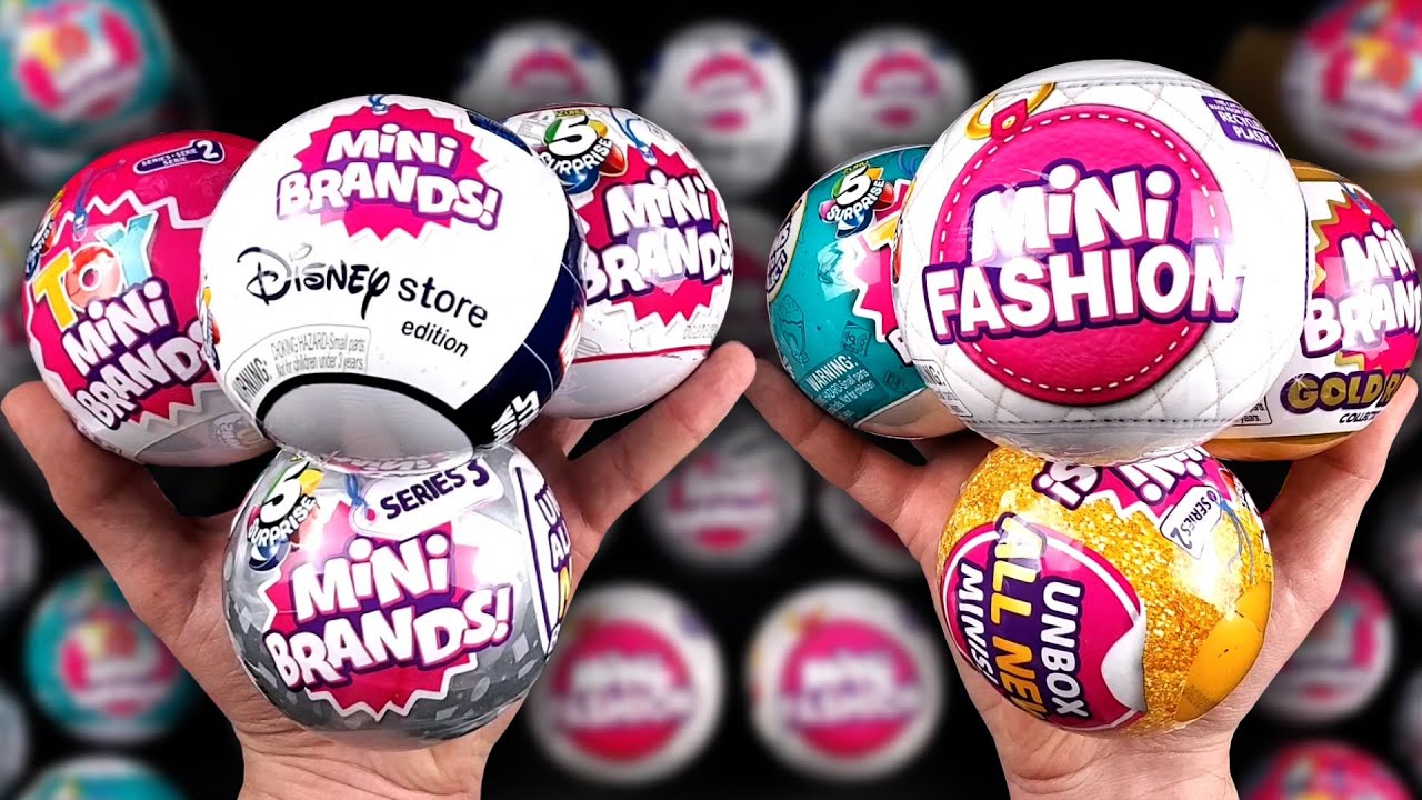 Opening 40 Balls of Every Series of Mini Brands Released to Date
