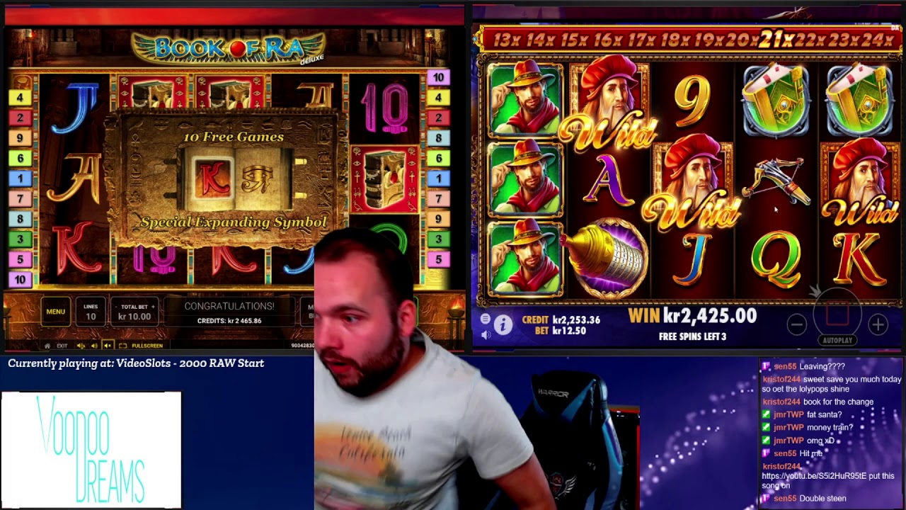 Over 300x on Da Vinci's Treasure Slot Game at Video Slots Casino | EkstraPoint