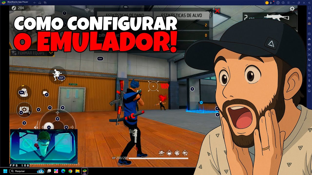 COMO INSTALAR E CONFIGURAR O BLUESTACKS 5 EM MINUTOS NO FREE FIRE!