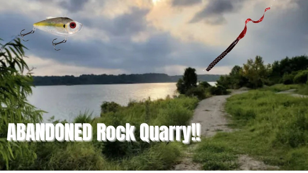 ABANDONED Rock Quarry full of Bass!!
