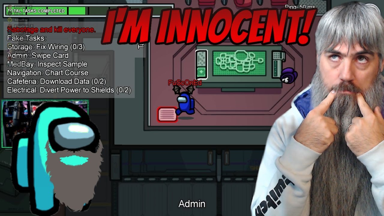 FUSCONED SUSES OUT IMPOSTERS BUT IS ALSO A TERRIBLE IMPOSTER IN AMONG US