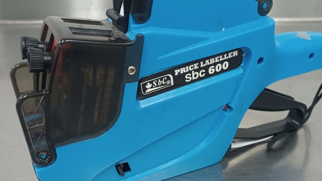 How to refill Price Labeller Sbc600 (old version)  #pricelabeller #jammobe #howto #labeller