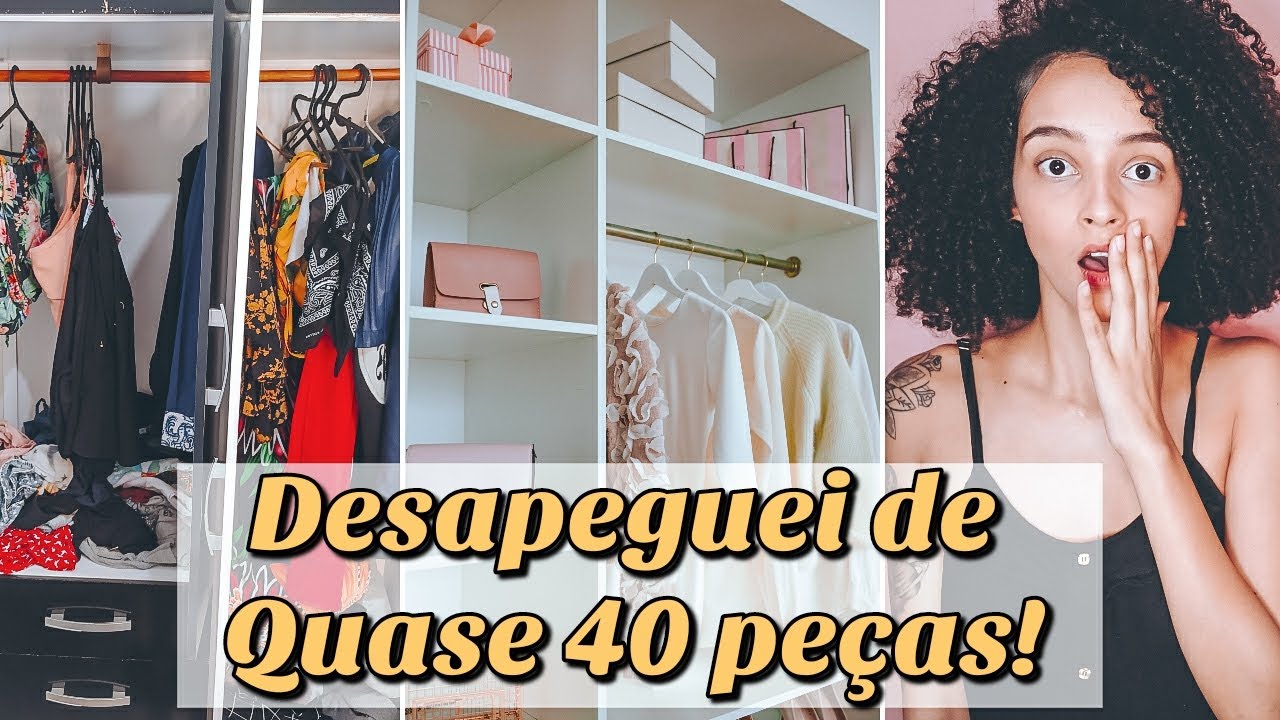 🟡 [MINIMALISMO] DESTRALHANDO O GUARDA-ROUPA │ EP. 01: Super destralhe