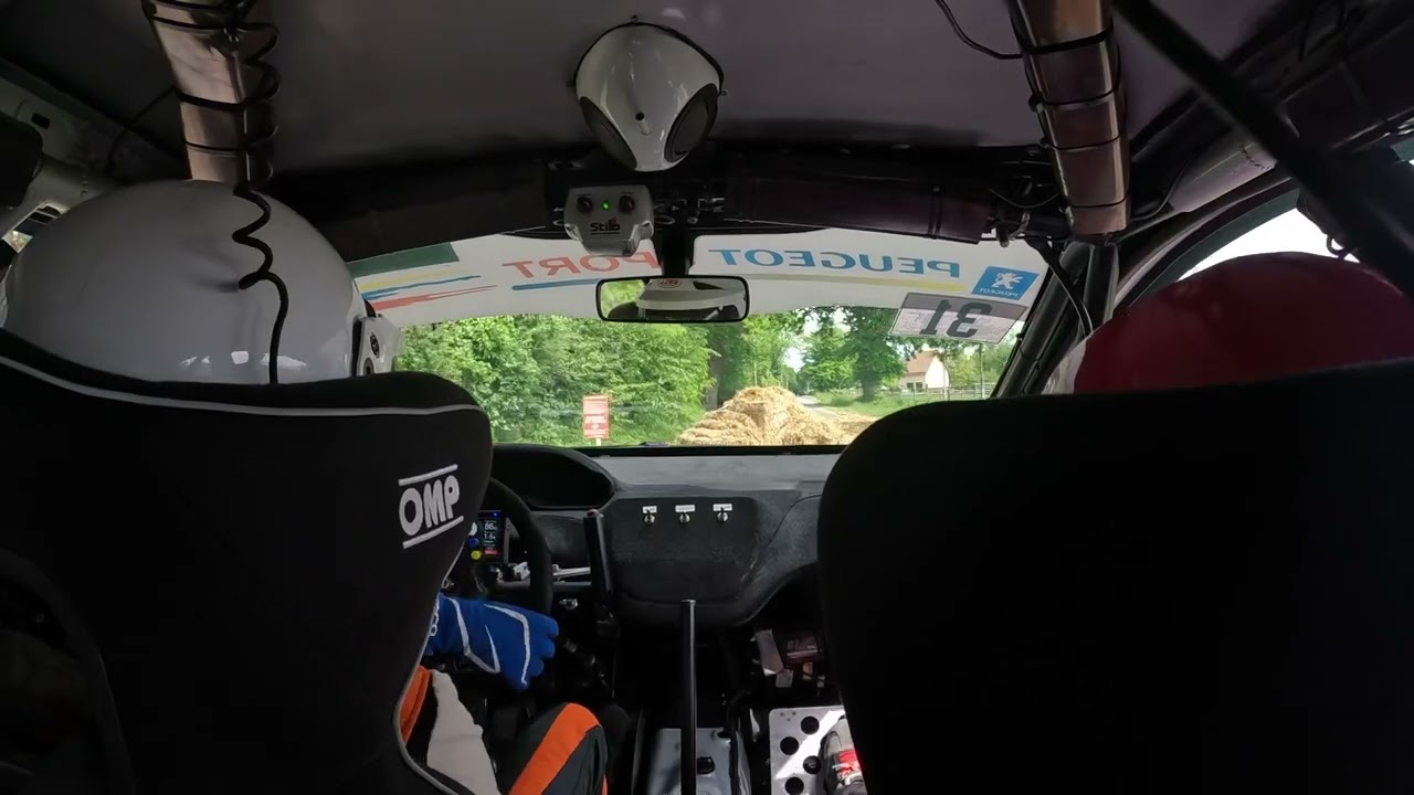 Rallye de mezidon 2024 , es5 208 F2000 villain David / villain Coline 3 eme temps scratch