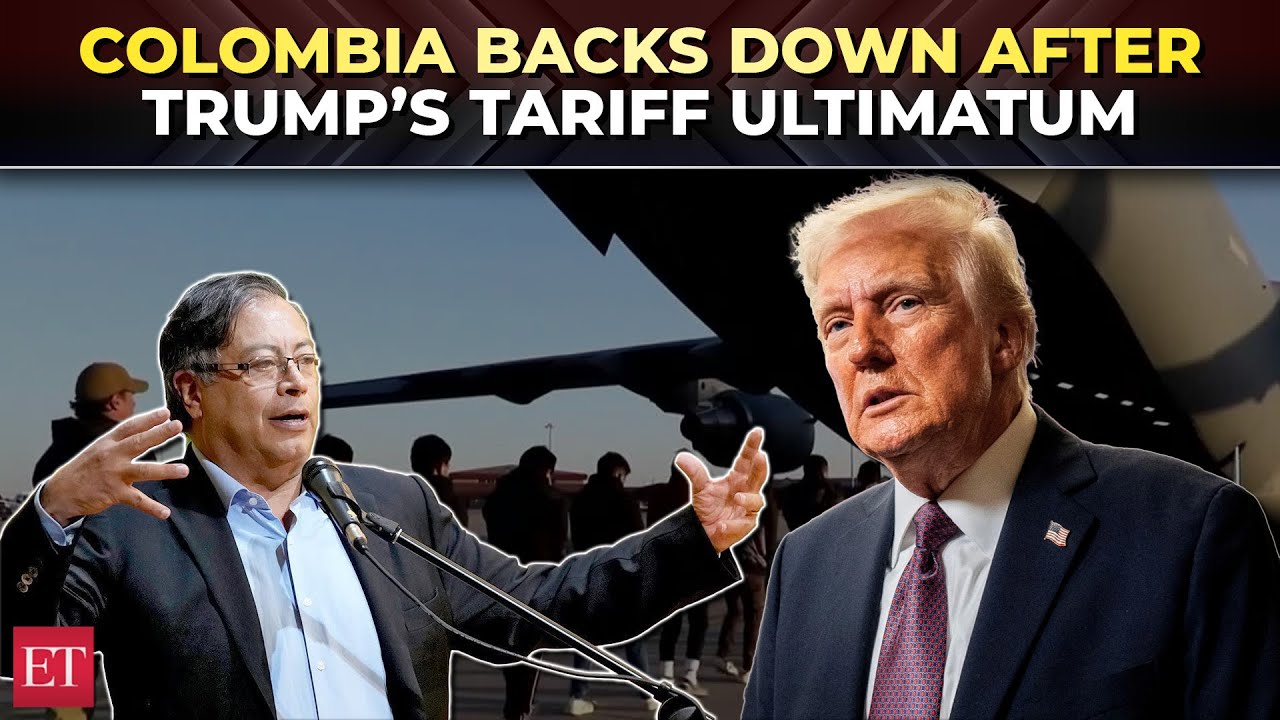 Illegal immigrants row: Columbia accepts US deportation flights after&nbsp;Trump's tariff threat