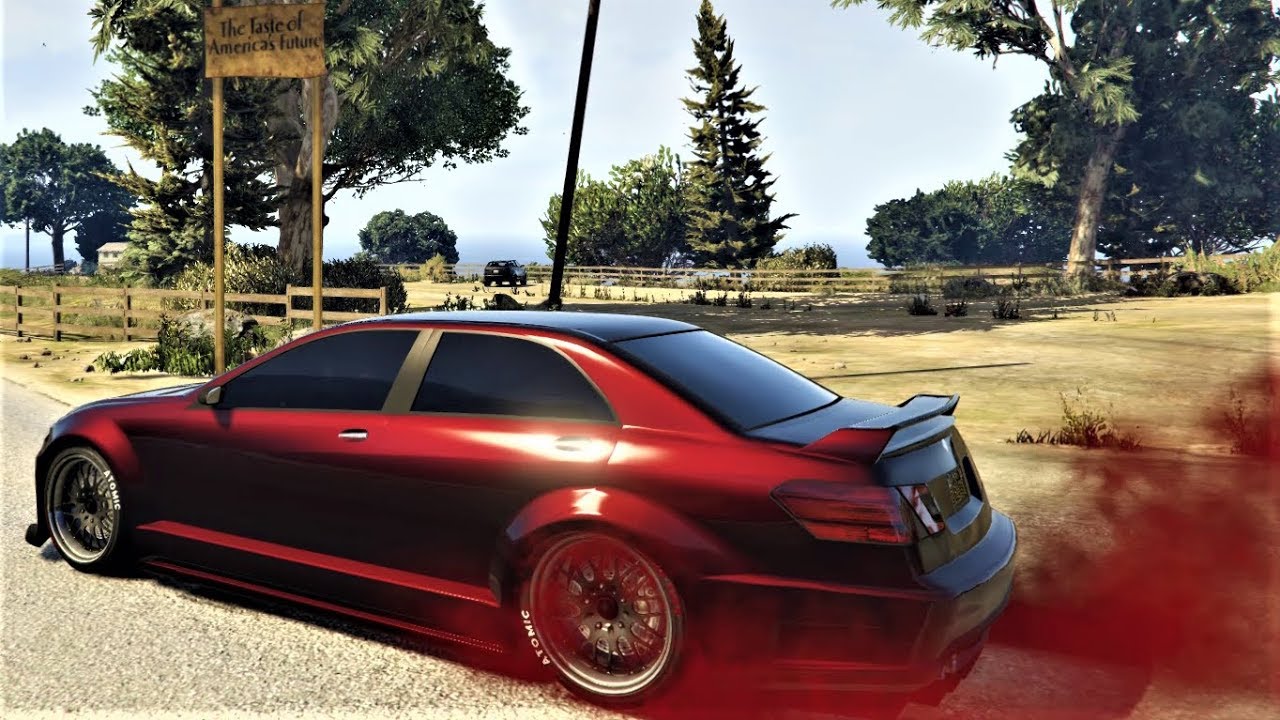 E257 Our Benefactor V12 Schafter 4-Door Sports Customization! - Lets Play GTA 5 Online PC 60fps