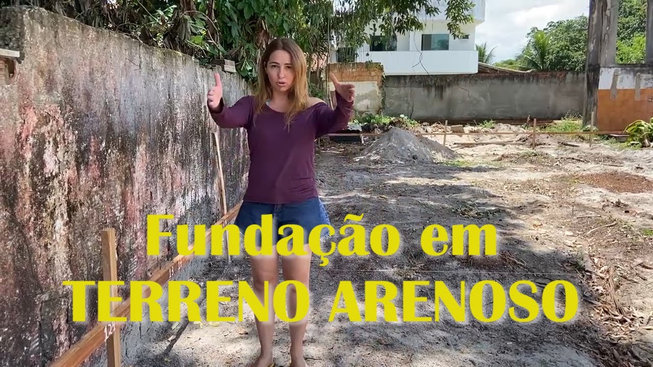 Como fazer fundação em SOLO ARENOSO