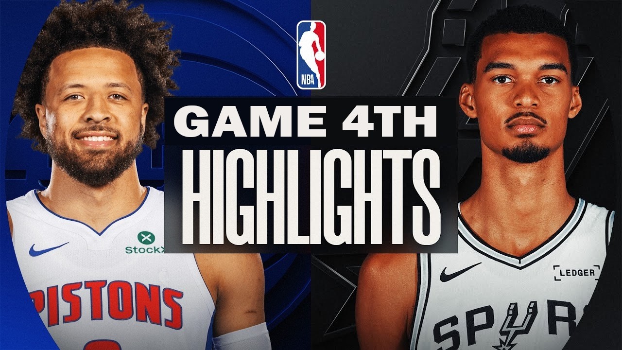 San Antonio Spurs Vs Detroit Pistons Game 4TH Highlights - March 05,2026 | NBA