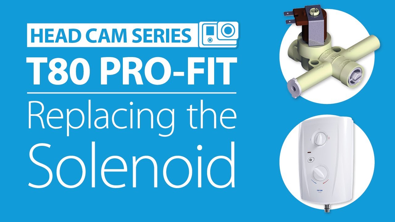 Replacing the solenoid valve on the Triton T80 Pro-Fit Electric Shower