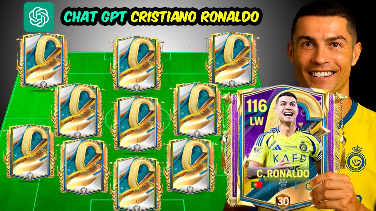 Chat GPT Escoge el Equipo de Cristiano Ronaldo Capitán Extraordinario!