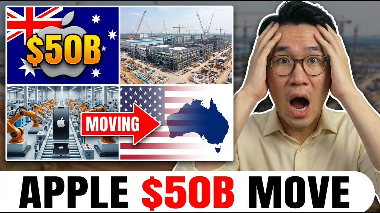 Сделка Apple с Австралией на 50 миллиардов долларов: крупнейший в истории США перенос завода.