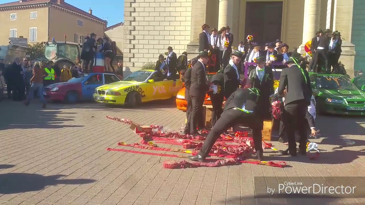 Voiture de conscrit des oullieres 2019