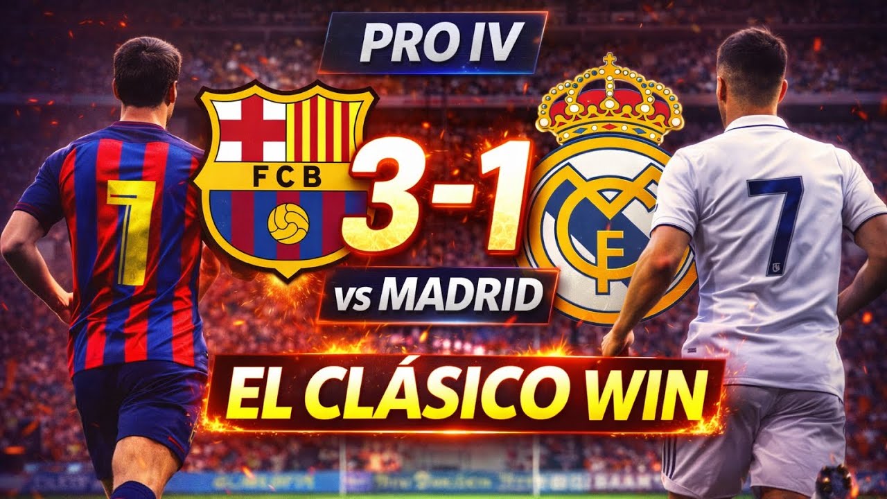 “Barcelona 3–1 Real Madrid 😤 | Pro IV Domination! FC Mobile Ep 8 🔥”#fcmobile #fifamobile #headtohead