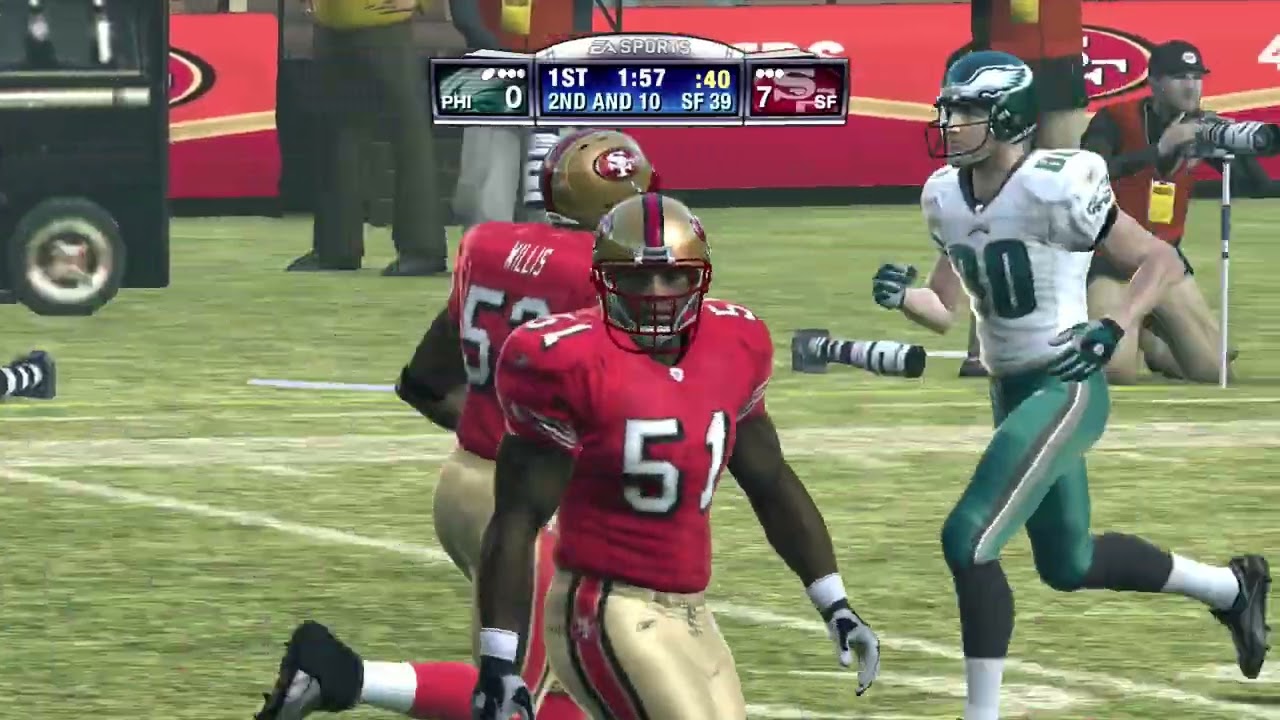 Madden NFL 09 Gameplay - Franchise mode - Philadelphia Eagles vs San Francisco 49ers
