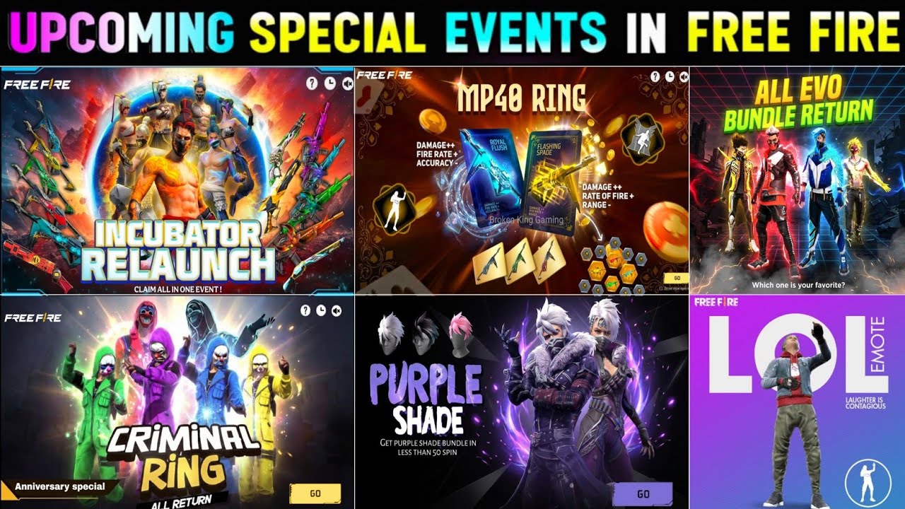 FINALLY! 😍🥳 GOLDEN SHADE & PURPLE SHADE RETURN | CONFIRM DATE | NEXT RING EVENT FREE FIRE 