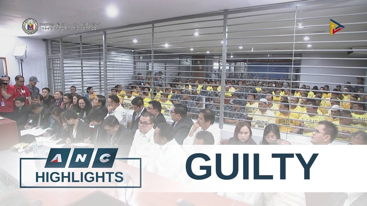 GUILTY: Datu Andal Ampatuan Jr., Zaldy Ampatuan, several others sentenced to reclusion perpetua