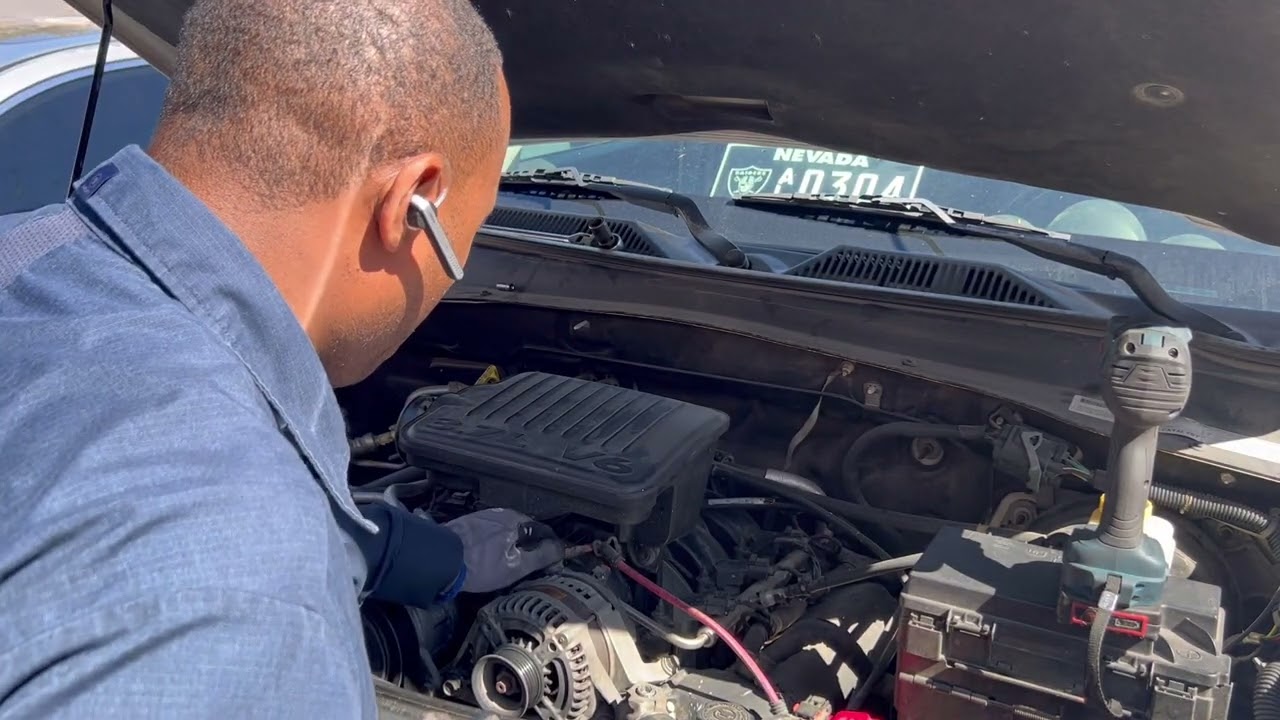 Replacing alternator in a 2007 dodge nitro