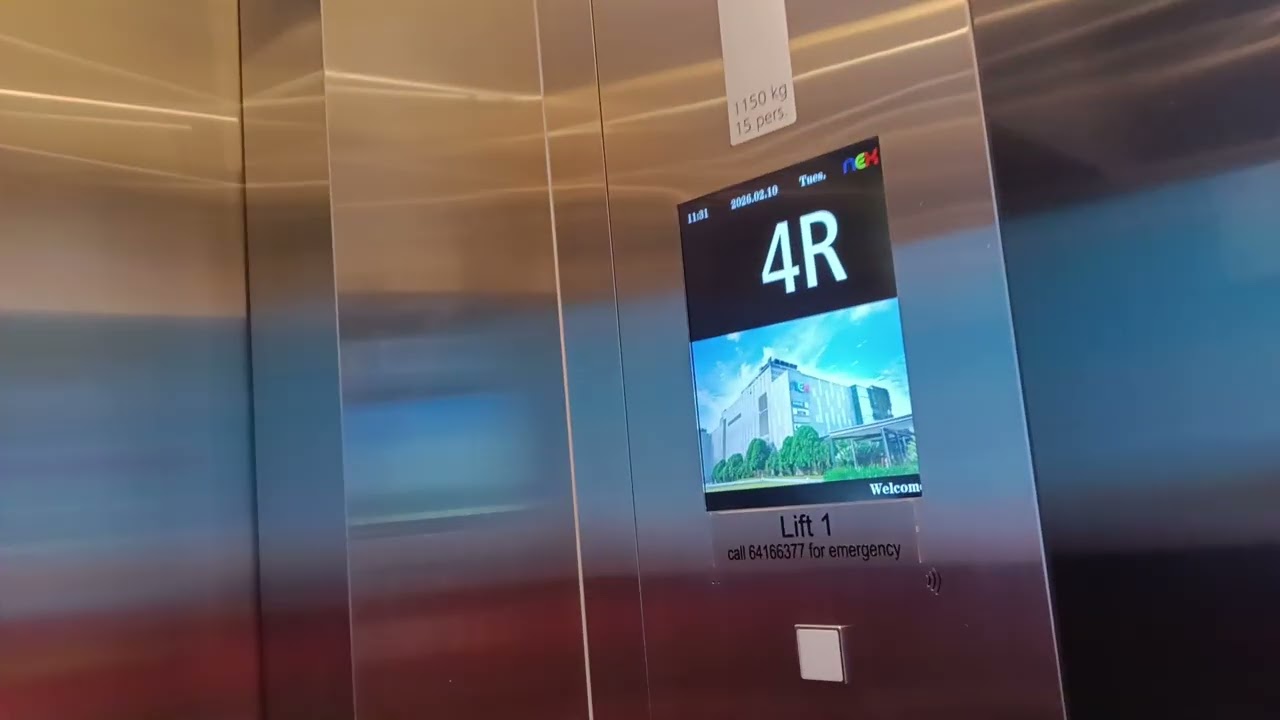 New Schindler 5500 lift at Nex
