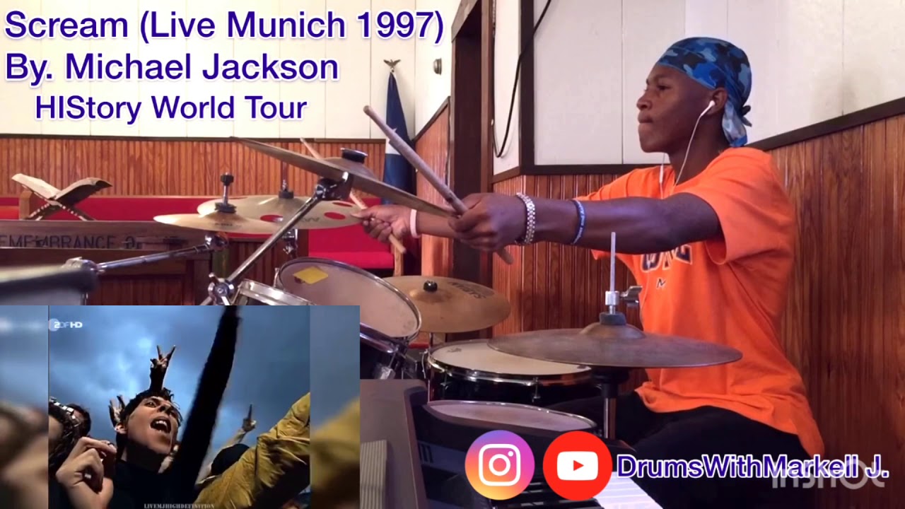 Michael Jackson - Scream - Live Munich 1997 - [DRUM COVER]