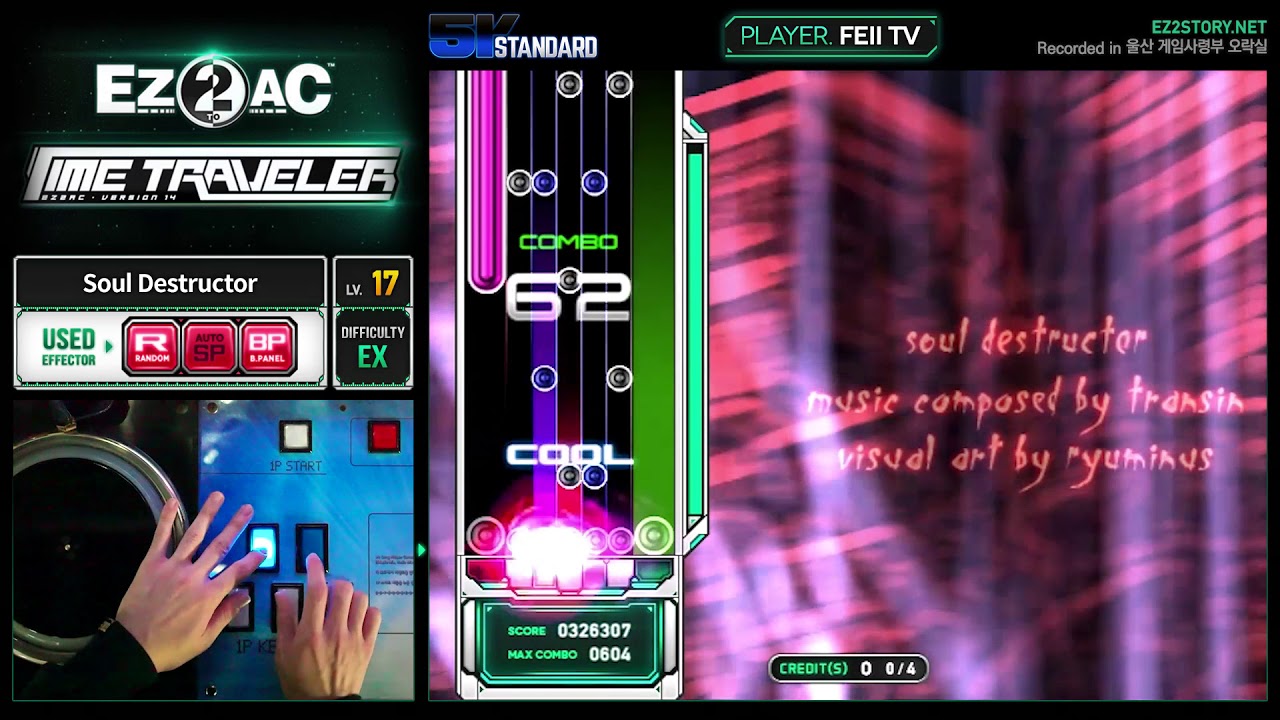 [EZ2AC : TT] 5K (17) Soul Destructor [EX][Random]