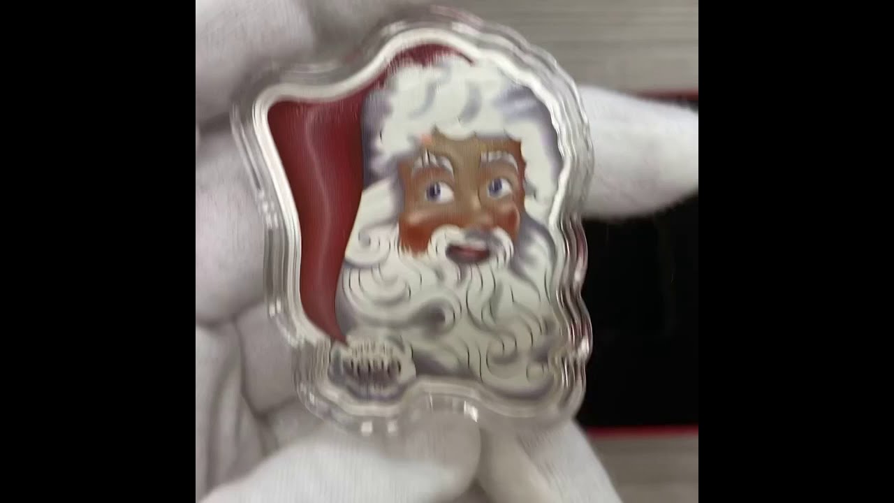 Santa Claus Silver Coin Unboxing 🎅 Christmas gift ideas that appreciate with time