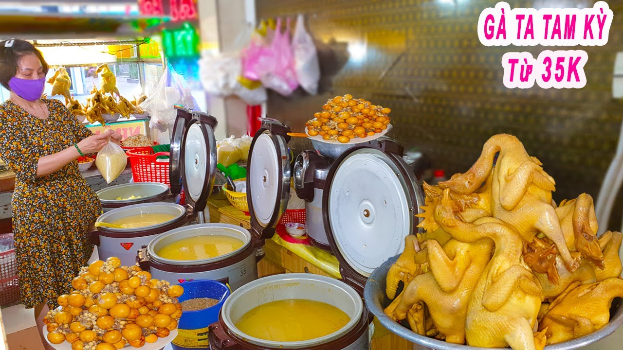 Chủ Quán Gà Ta Tam Kỳ chia sẻ cách luộc gà màu vàng đẹp không dùng phẩm màu