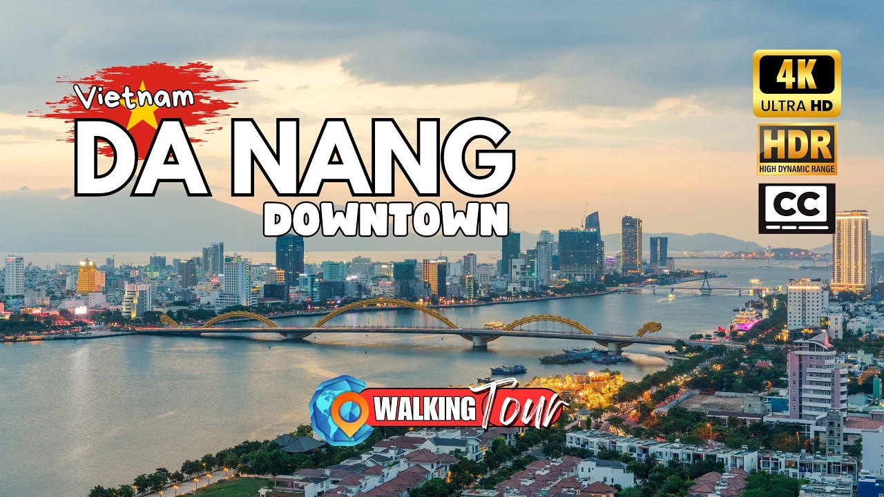 Da Nang, Vietnam 🇻🇳 Street Life & Urban Atmosphere | 4K Asia Walking Tour