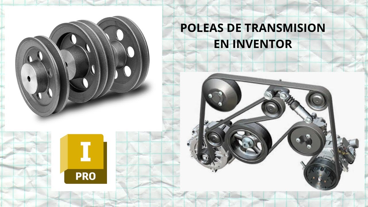 Tutorial Autodesk Inventor  2024 desde cero. ¿Cómo hacer una polea de transmisión de potencia?