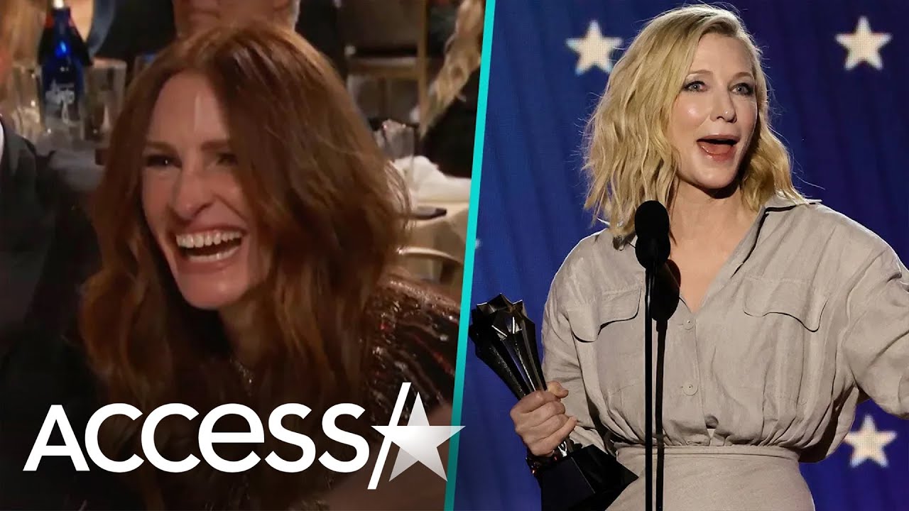 Julia Roberts Gave Cate Blanchett Mouthwash At 2023 Critics Choice Awards
