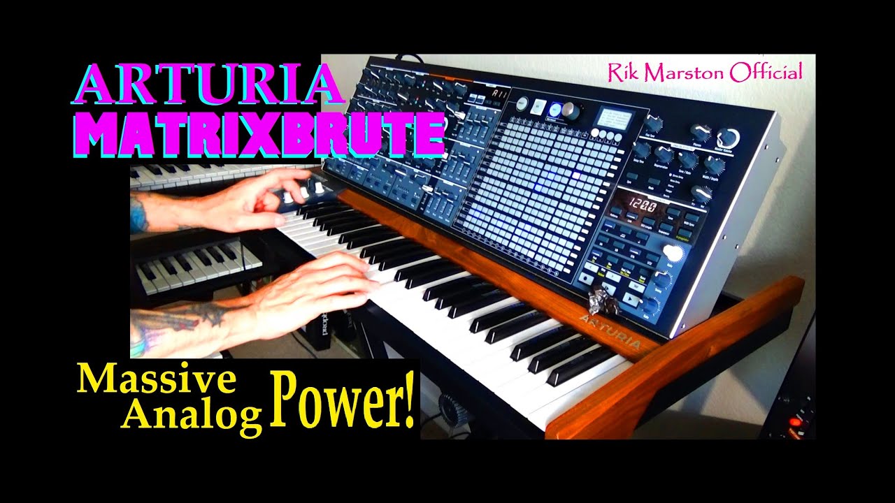 Arturia Matrixbrute Massive Analog Power! VCO Synthesizer Rik Marston