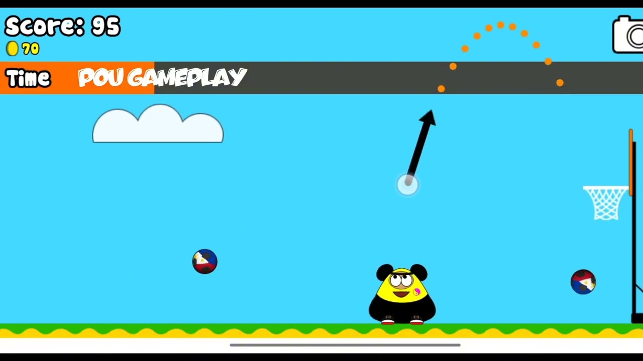 POU BASKETBALL | JOGUINHO DO POU | POU GAMEPLAY part  7