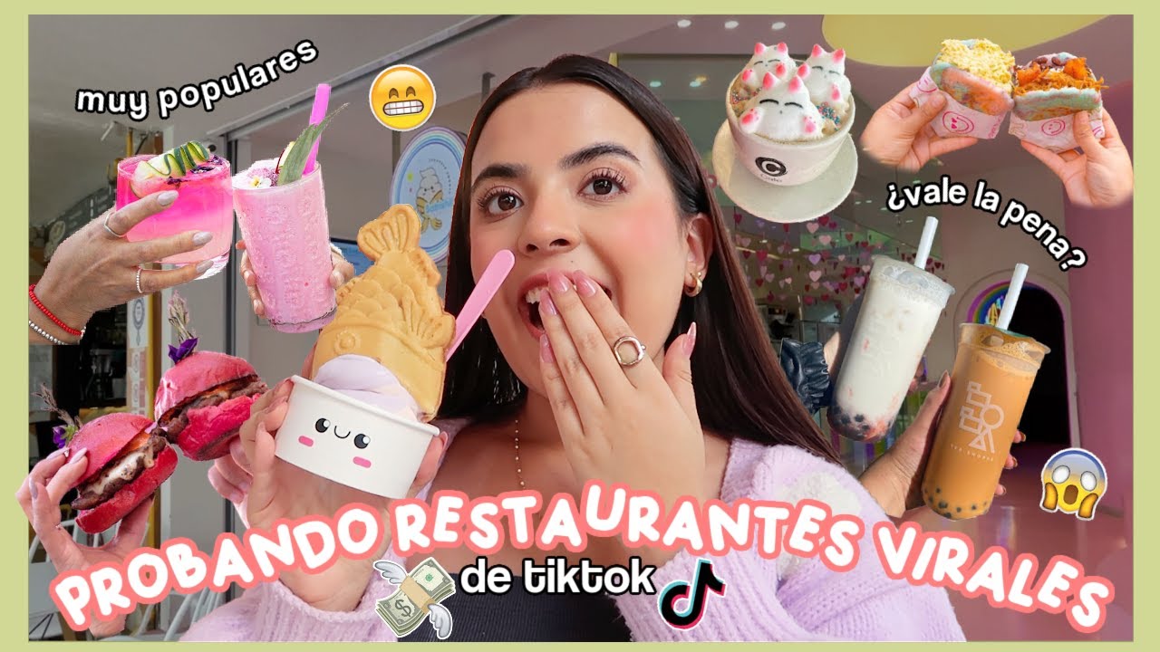 com&iacute; en restaurantes VIRALES de TIKTOK y esto pas&oacute;...  :o
