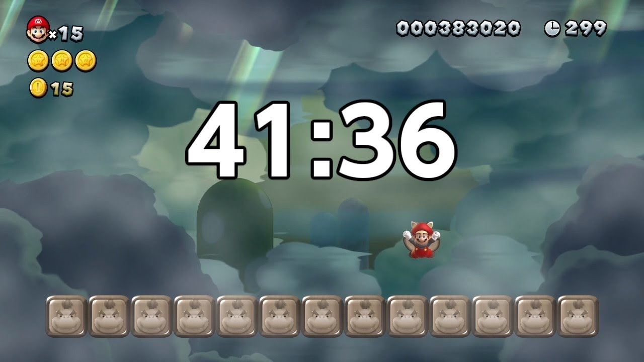 뉴슈퍼마리오브라더스 U 디럭스 Any% 스피드런 / NSMBUD Any% in 41:36