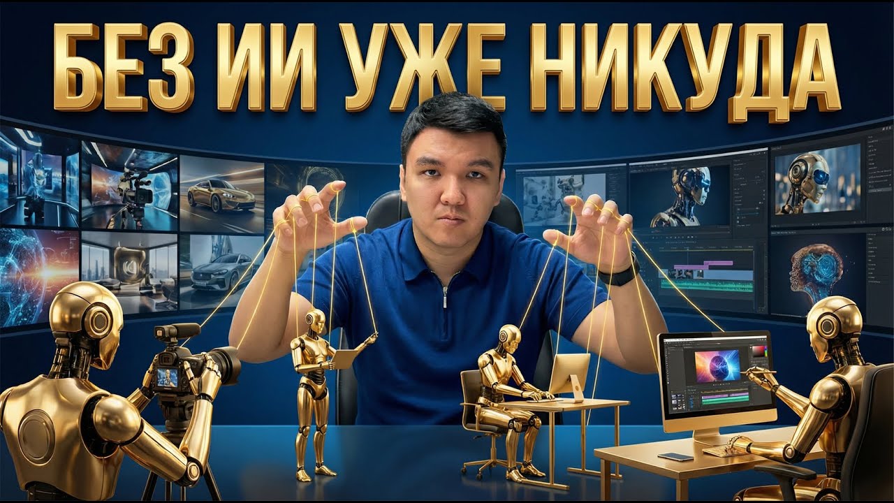 Полный план как создавать ИИ контент с нуля в любом возрасте и выйти на доход от 1000$ в 2026 году