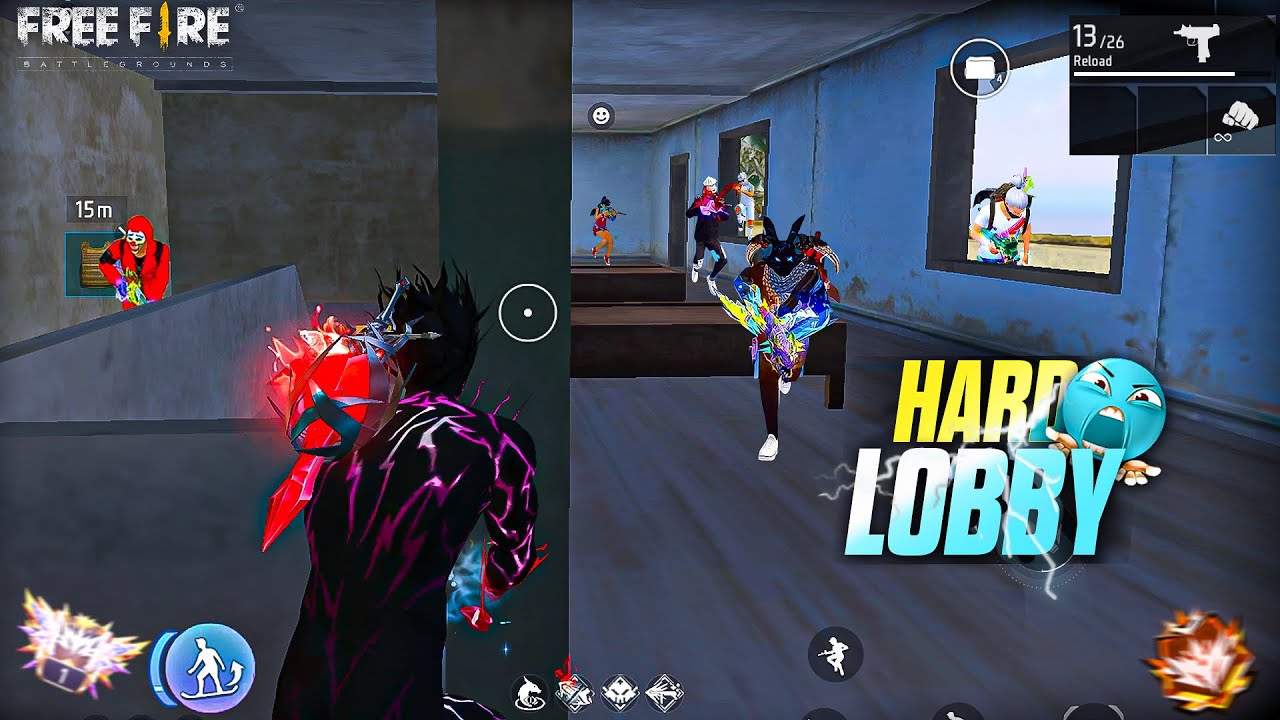 PEAK SIMENT HOUSE HARD LOBBY FULL RUSH 🤯 BR RANK PUSH FULL GAMEPLAY - AG EMPIRE #freefire