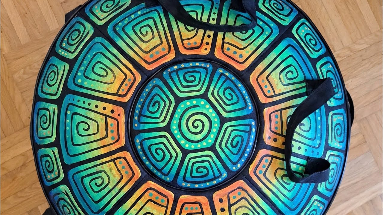 Live Handpan painting. Soul Essence Music Livestream.