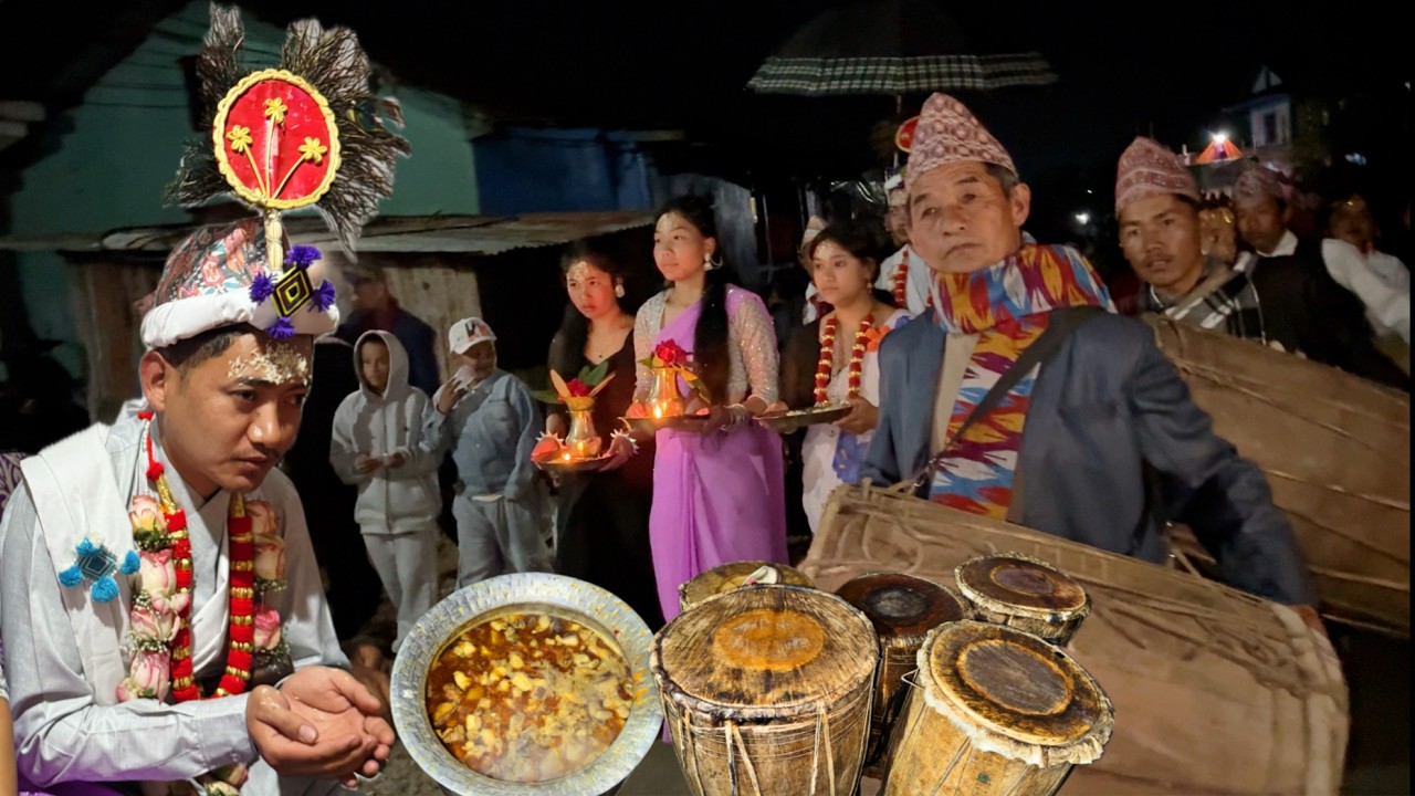 Traditional Wedding Ceremony | Limbu Culture Marriage in Nepali Village | Bijaya Limbu