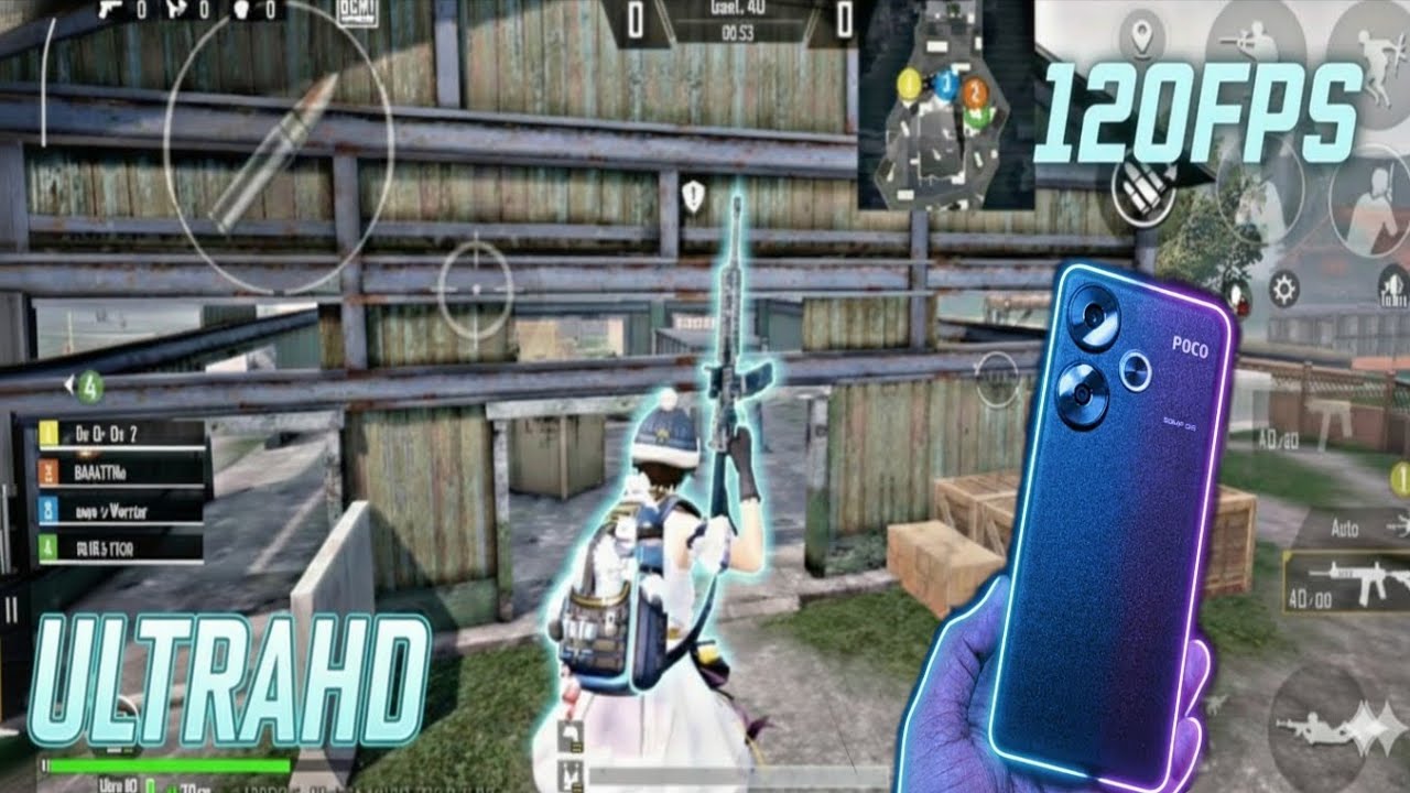 POWER OF SNAPDRAGON 8S GEN 3 | BGMI ON POCO F6 | ULTRA HD 120FPS | #bgmi #pubgmobile #PluckyNinja