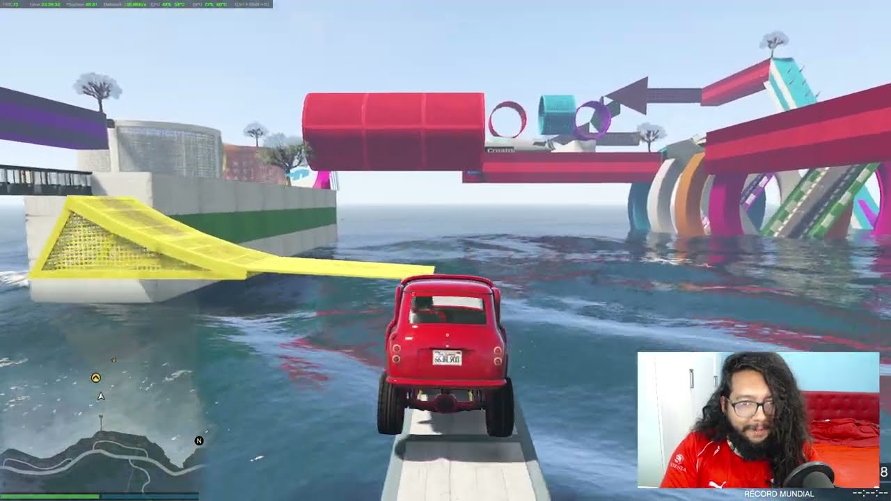 PARKOUR CON AUTO ESCARABAJO *INUTIL NO TE CAIGAS*
