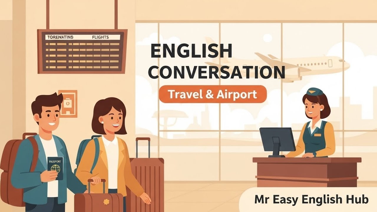 Learn English for Travel & Airport | Simple Conversations |