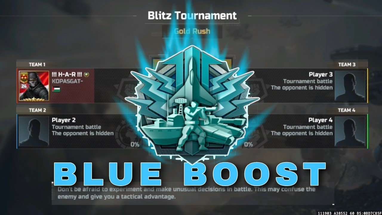 Gold Rush Live Record Blue Boost || Art Of War 3