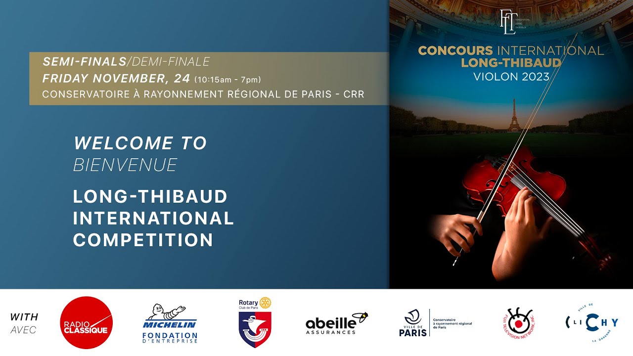 Long-Thibaud international competition 2023 | Semi-final