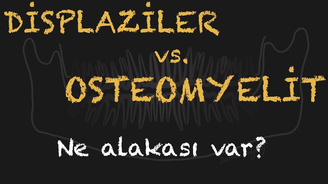 Displazik Kemik Hastalıkları vs. Osteomyelit / Çok detaylı anlattım !!!