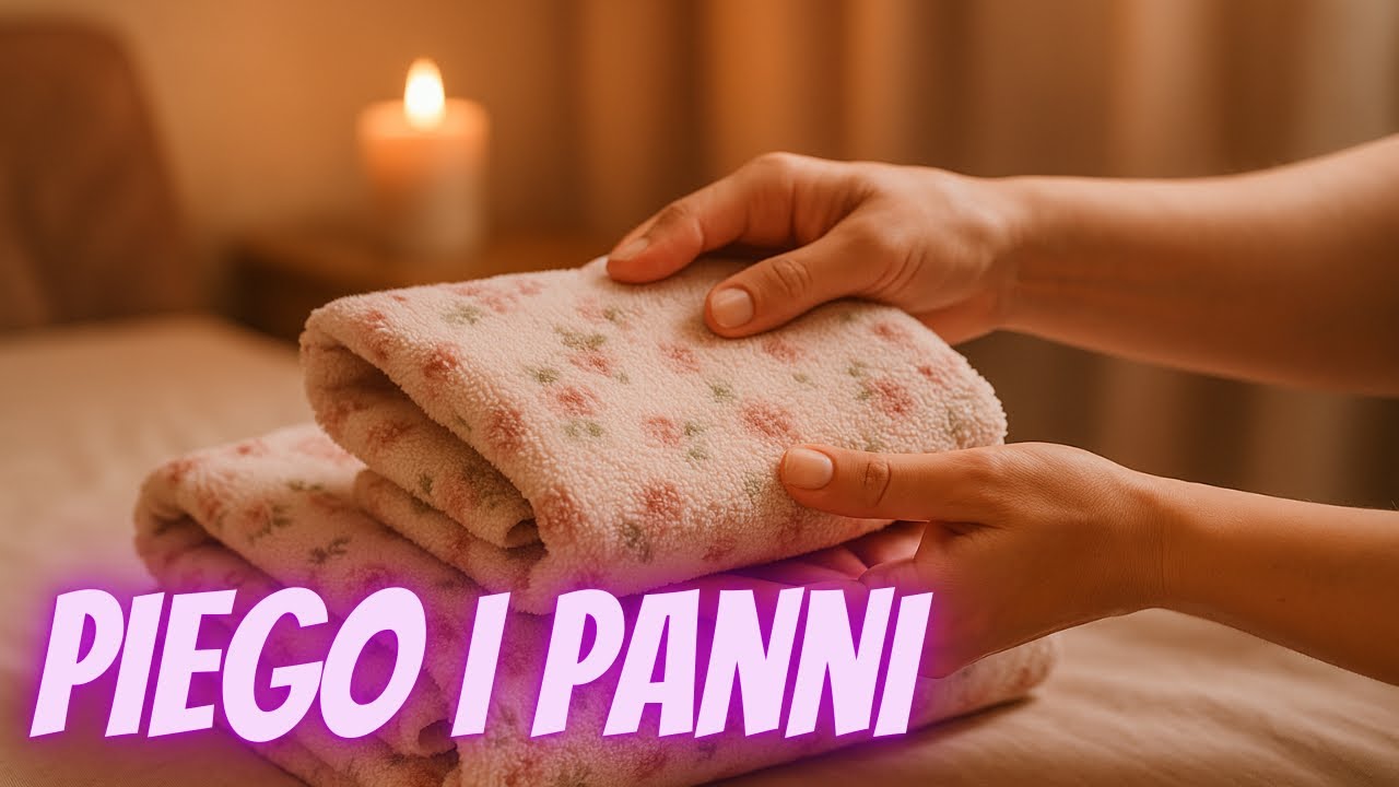 Asmr Ita // Piego i panni 