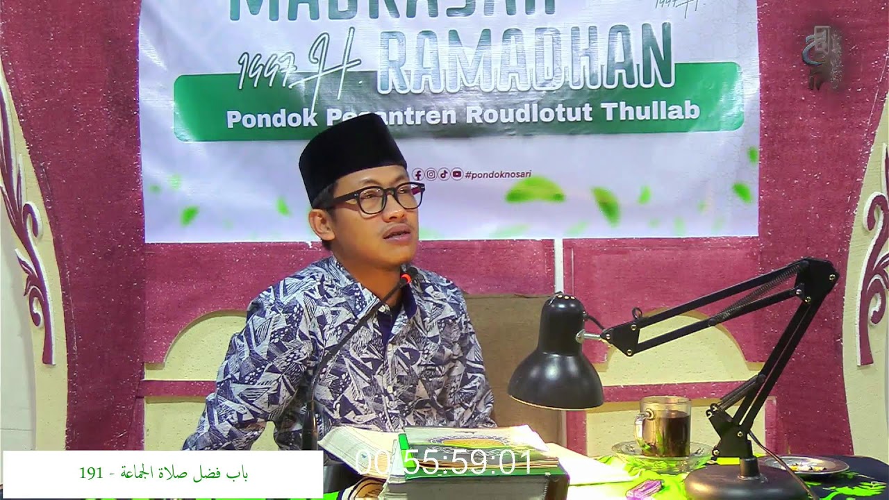 🔴[LIVE] KAJIAN KITAB RIYADUS SHOLIHIN || AGUS MUHAMMAD SHIDQI LUBAID || #7